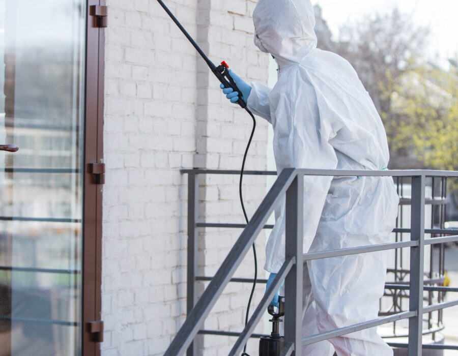 coronavirus pandemic disinfectant protective suit mask sprays disinfectants room 2 scaled 1